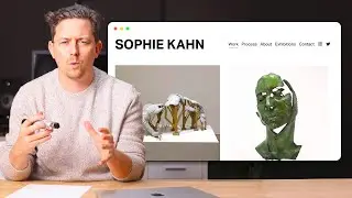 Web Designer Reacts To Artist Websites