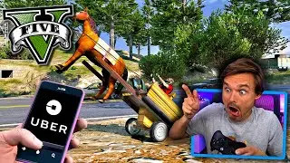 Trevor joined Uber and it went HORRIBLY WRONG! (GTA 5 Mods) 