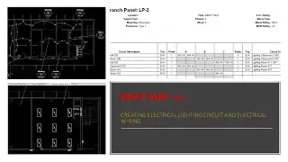 REVIT MEP 2021 - STEP BY STEP TUTORIAL 19 - CREATING ELECTRICAL LIGHTING CIRCUIT AND WIRING