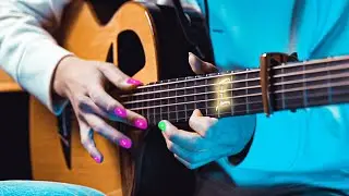 When a guitarist watches too much anime