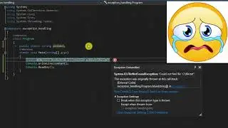 C# Tutorial: how to handle exceptions