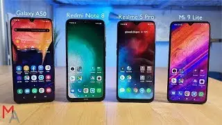 Redmi Note 8 vs Realme 5 Pro vs Galaxy A50 vs Mi 9 Lite | CONFRONTO COMPLETO