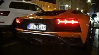 Lamborghini Aventador S EPIC V12 Sound - Cold Start, Revs & Very Small Flame