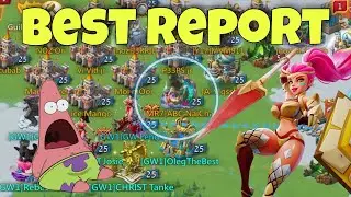 Lords Mobile - Craziest report. Castle annihilation with strongest account