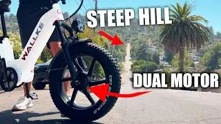 I Tested LA's Steepest Street on my AWD Wallke H7 Ebike