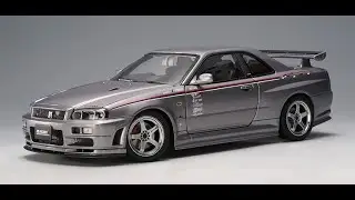 1/18 Nissan R34 GT-R Skyline S-Tune by AUTOart models - Full Review