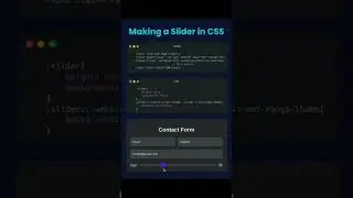 Making range slider using HTML CSS | Pick range number 