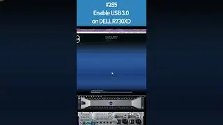 Enable USB 3.0 on Dell R730XD #shorts