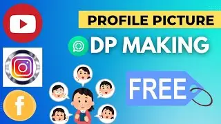 Profile Picture कैसे बनाये | YouTube Instagram Facebook WhatsApp की Profile Pic बनाये