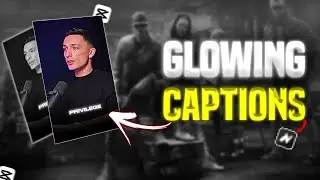 How to make Smooth floating text on Capcut | motion blur | glowing captions| 
