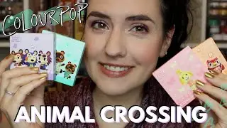 ColourPop + ANIMAL CROSSING Collection! | Swatches of Everything, Comparisons + Tutorial