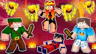 FAMÍLIA ARQUEIRA CONTRA A RAINHA DO MAL NO MINECRAFT!! (Cube Survival)