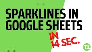 Sparklines Explained in 14 Seconds 🤯 Google Sheets Excel #shorts #googlesheetstips #exceltutorials