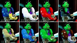 Bruce Banner Performs All Big-Fig Characters Transformation Animation in LEGO Marvel's Avengers