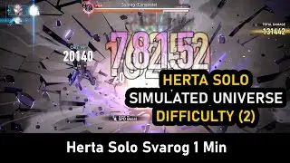 Herta solo Svarog (difficulty 2) Honkai Star rail
