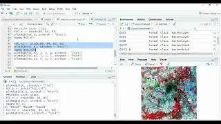 Reading, layerstacking and writing rasters in R using Raster and Terra packages