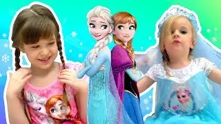 Frozen 2. We play the board game 