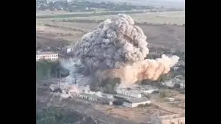 Удар 4-х бомб ФАБ-500 с УМПК по боевикам ВСУ