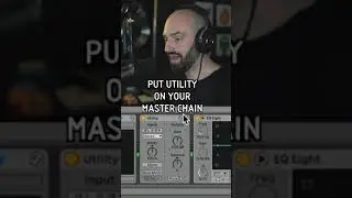 Put the Ableton Live utility on your master chain 🎚 #shorts