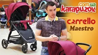 Carrello Maestro прогулочная коляска книжка. Видео обзор прогулочной коляски Каррелло Маэстро.