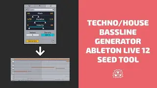 Techno/House Bassline Generator with Ableton Live 12 New Seed Generative Tool | Side Brain