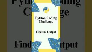 Python Coding Challenge - Code 6