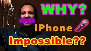 Why is it SO HARD?!?! to use a microphone on an iPhone?!