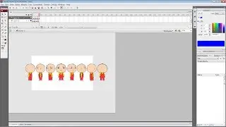 Adobe Flash animation tutorial : Character Turn Around