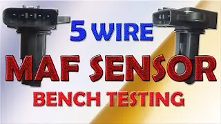 How to Bench Test a 5 wire MAF sensor.