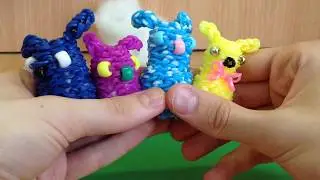 Солнечный Заяц из резинок на станке