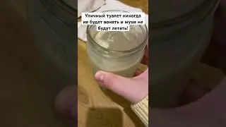 Уличный туалет никогда не будет вонять и мухи не будут летать! 