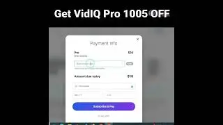 Get VidIQ Pro for Free 100% OFF Promo Code 2024 