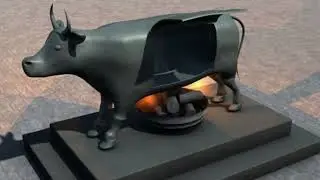One of the most horrific Torture Devices ever invented! The Bull of Phalaris