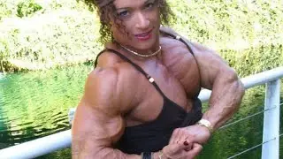 Colette Guimond female mass monster 19 inches biceps female bodybuilding 2024