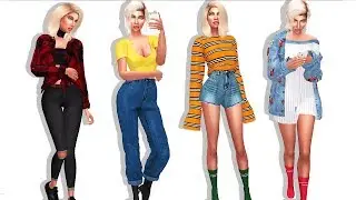 THE SIMS 4 | STREET BADDIE LOOKBOOK | Download sim + all links!