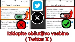 Kako izklopiti nastavitev občutljive vsebine na Twitterju X (2024) | Izklopite nastavitev občutljive