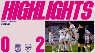 HIGHLIGHTS | Liverpool vs Arsenal (0-2) | WSL | Miedema scores first goal back since injury!