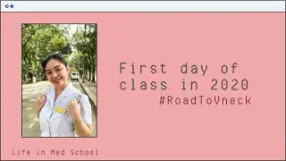 FIRST DAY OF MED SCHOOL VLOG (UST MED) | Philippines
