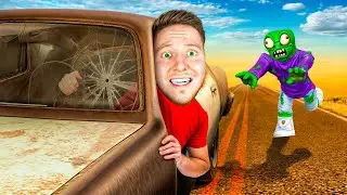 24 Часа в Пустыне ЗОМБИ в Roblox..