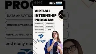 FREE VIRTUAL INTERNSHIP ON DATA ANALYTICS, DATA SCIENCE, ARTIFICIAL INTELLIGENCE | FORAGE