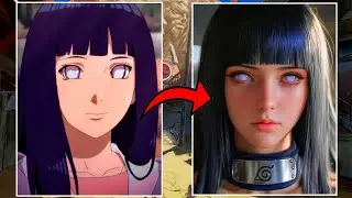 Naruto characters AI 😱😱 | Real life | Realistic | Hinata , Sakura , Sasuke , Naruto , Itachi etc...