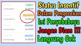 Status Insentif Dalam  Pengecekan