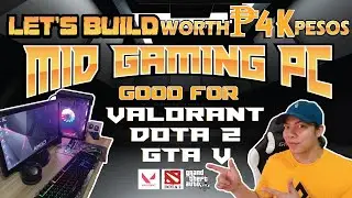 Budget Meal Mid Gaming PC Assemble Worth 4k Pesos Good for Valorant, GTA5, & Dota 2