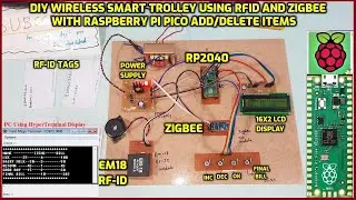 Raspberry Pi Pico Based Smart Shopping Trolley with Automatic Billing System Through RFID and ZIGBEE