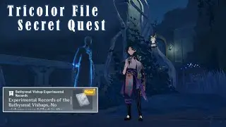Tricolor File Secret Quest and Hidden Book  | Hidden Quest Enkanomiya | Genshin Impact