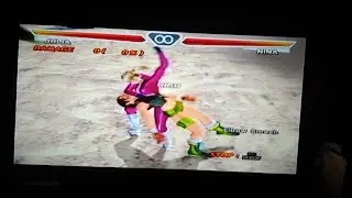 Tekken 4 Nina Alternate Elbow Smash on Julia Alternate Extended Ryona
