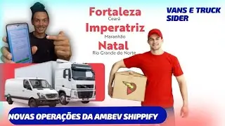 Ganhe Dinheiro com Entregas da Ambev Frete Fixo pela Shippify para Vans e Truck Sider!