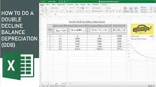 How to do a Double Declining Balance Depreciation (DDB)