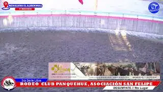 3RA SERIE LIBRE, RODEO CLUB PANQUEHUE, ASOCIACION SAN FELIPE, MEDIALUNA EL ALMENDRAL