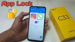 Realme C33 me Applock kaise kare/Applock Setting In Realme C33 |how to set Applock in realme c33